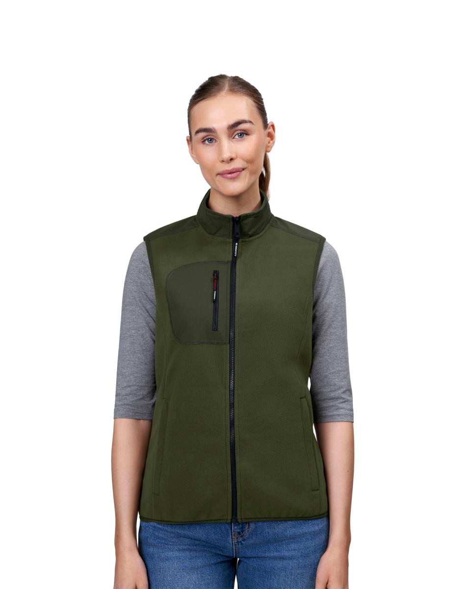 Bonded fleece vest | women