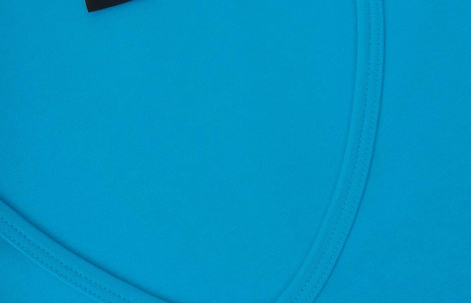 Interlock T-shirt | V-hals | dame