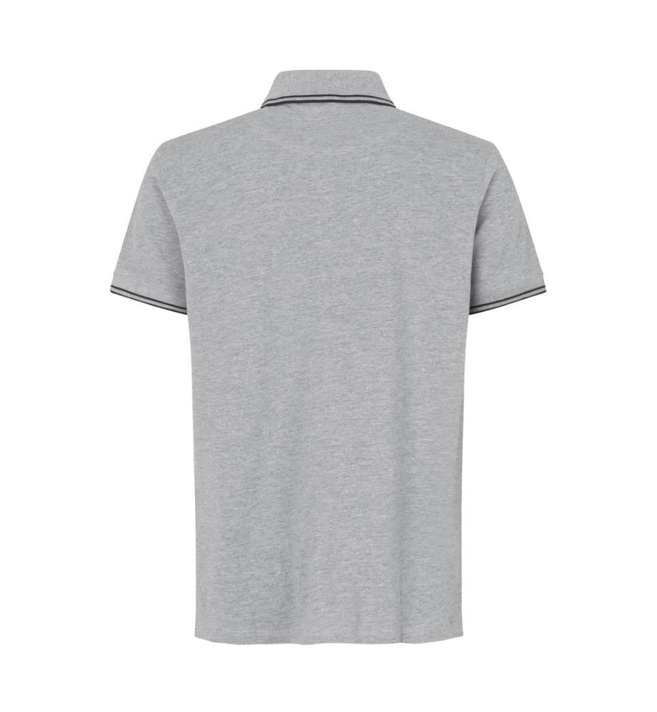 Contrast polo shirt | stretch