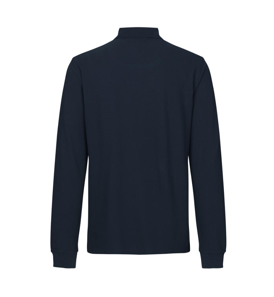Long-sleeved polo shirt | stretch