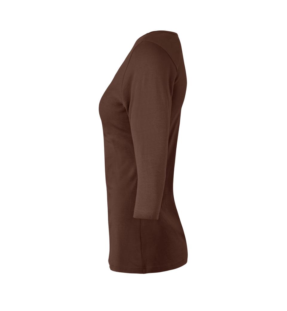 Stretch T-shirt | ¾ ærmet | dame