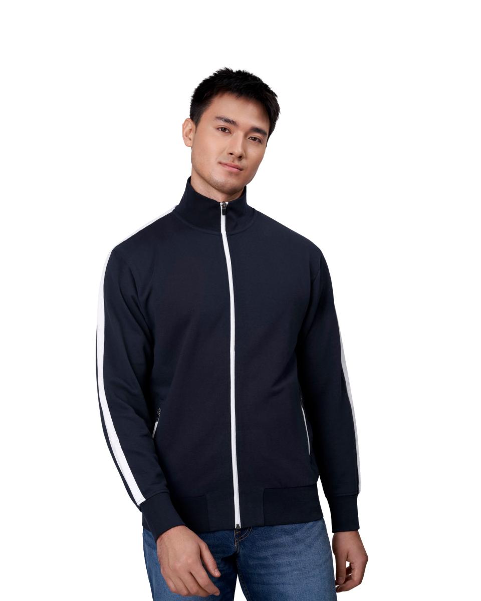 Sweatshirt cardigan | kontrast