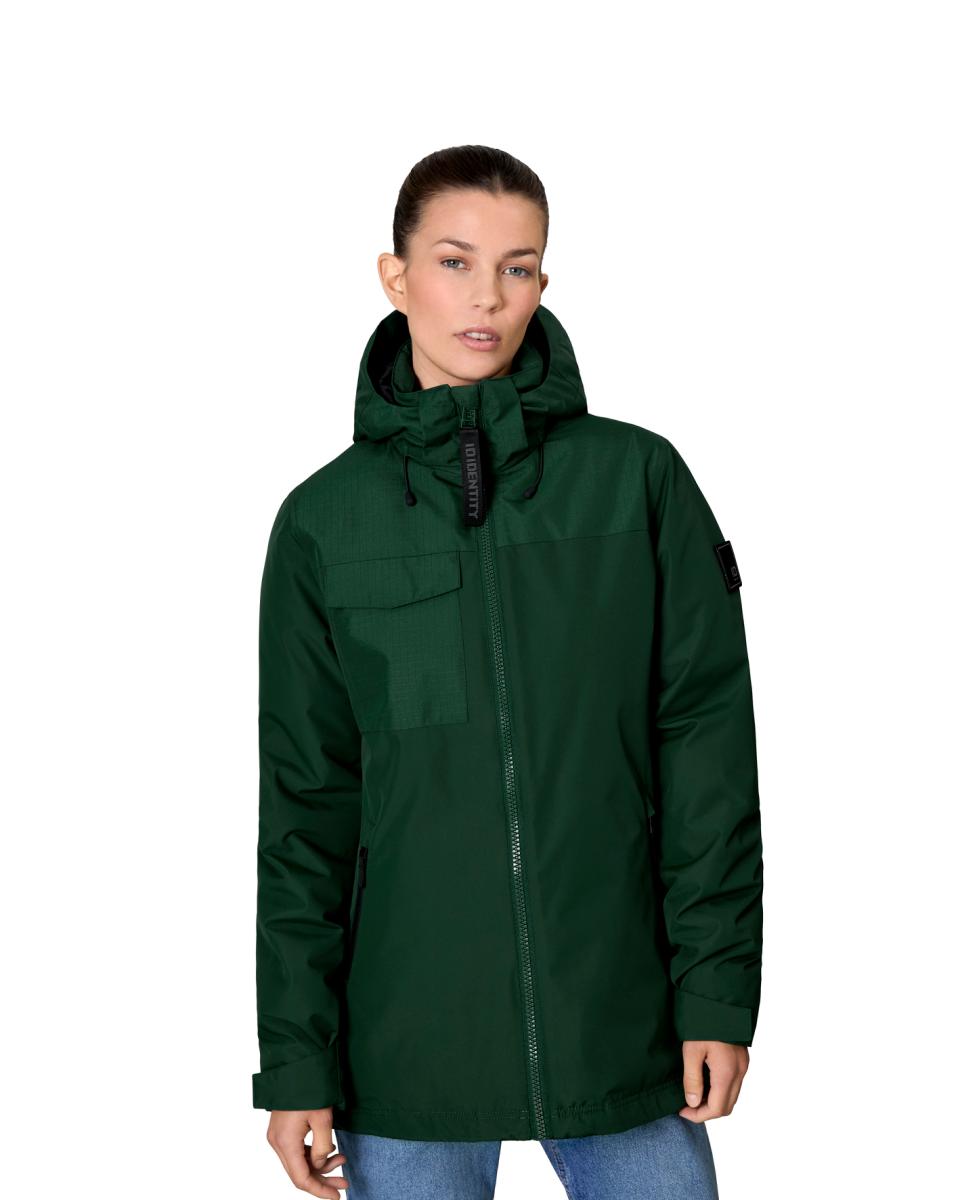 Hooded vinterjakke  | dame