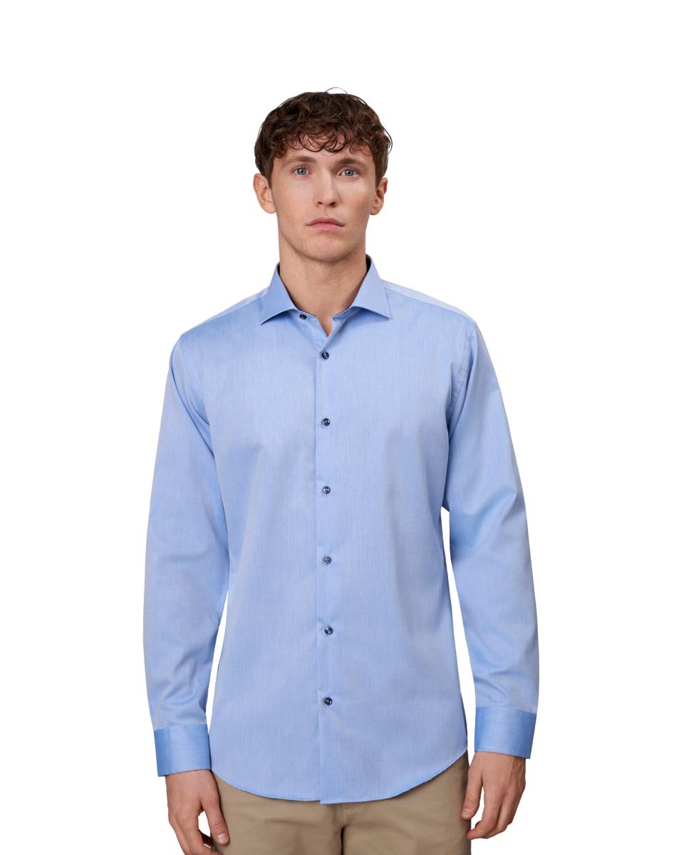 SEVEN SEAS Fine Twill Contrast | slim