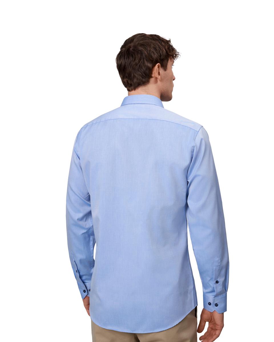 SEVEN SEAS Fine Twill Contrast | slim