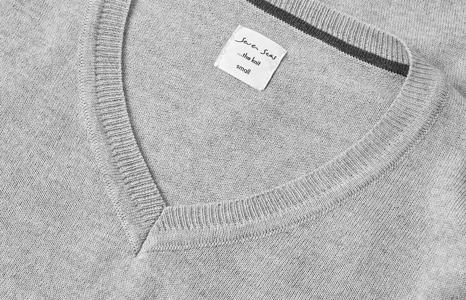 SEVEN SEAS The knit | v-neck | damski