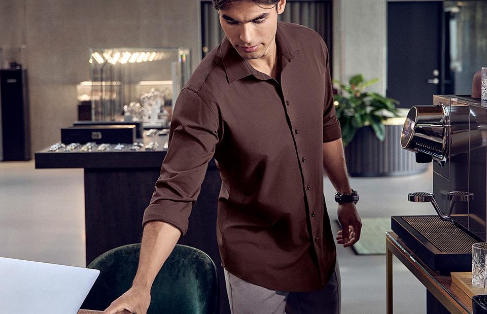 SEVEN SEAS Hybrid shirt | slim